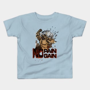 Muscular bull Kids T-Shirt